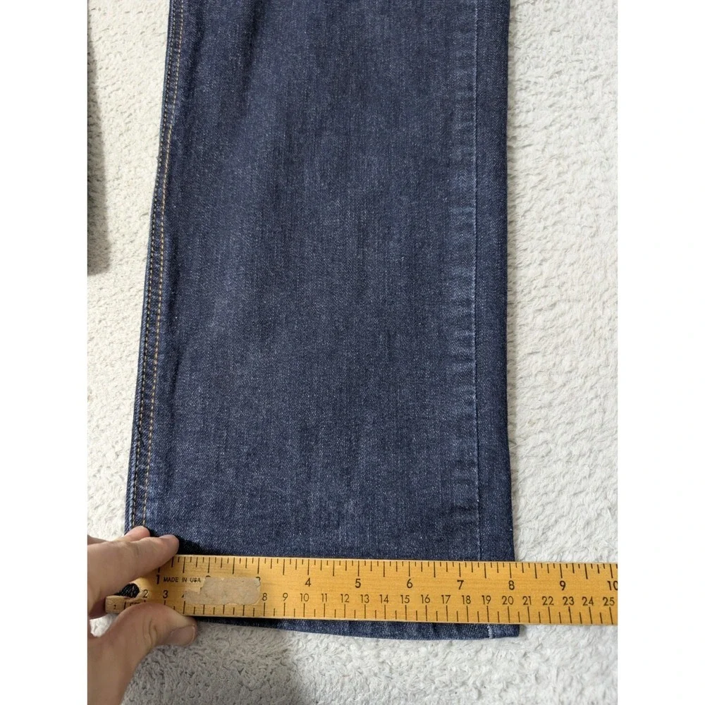 Levis Jeans Mens 38 X 30 541 Denim Zip Stretchy Straight‎ Leg Dark Wash